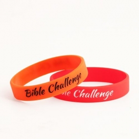 Bible Challenge Cusotm Silicone Wristbands