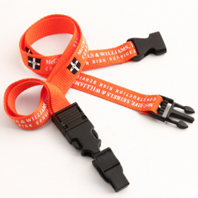 Orange Breakaway Lanyards