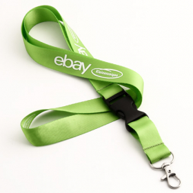 Ebay Green Nylon Lanyards