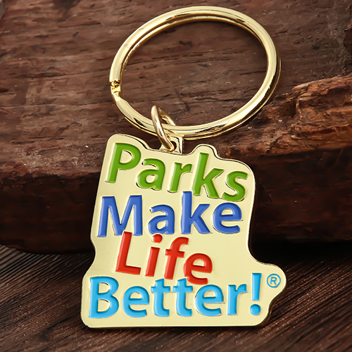 Parks Make Life Better Keychains