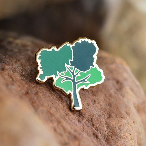 Green Tree  Custom Pins