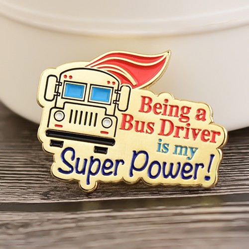 Bus Driver Custom Pins